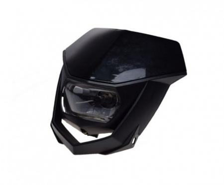 Electrica & Lumini - Carena + far, Enduro, culoare negru