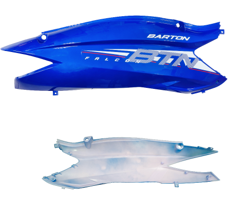 SUSPENSIE CADRU - Carena laterala dreapta spate albastra Barton Falcon 2