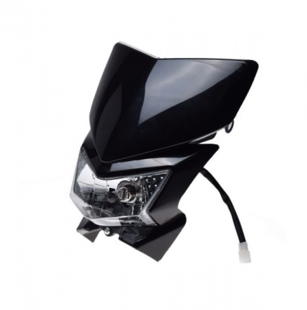 Carena + far - Carena si far, Enduro, culoare negru, AW2354