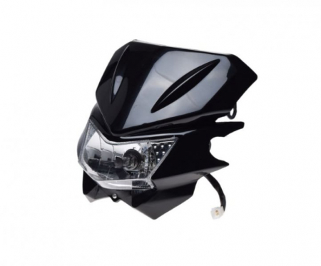 Carena + far - Carena si far, Enduro, culoare negru, AW2355