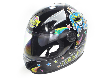 ECHIPAMENTE - Casca integrala copii, Safebet HF-909E08, culoare negru, marime YS