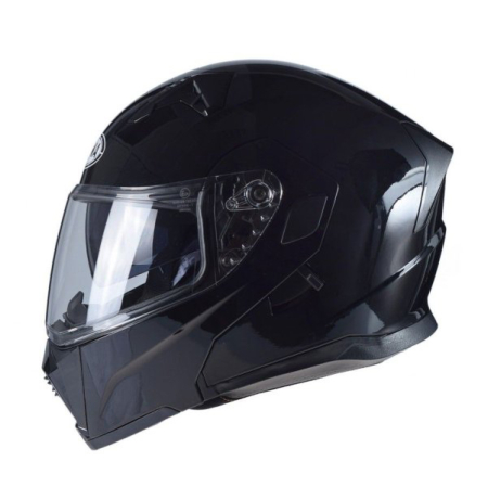 ECHIPAMENTE - Cască Moto Flip-Up Just1 JK906, Negru Lucios, Mărimea XL
