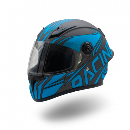 ECHIPAMENTE - Casca moto integrala copii, XTR506, culoare negru/albastru, marime YS