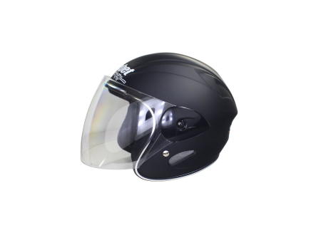 ECHIPAMENTE - Casca moto semi-integrala pentru copii, Safebet HF-226, culoare negru, marime YL