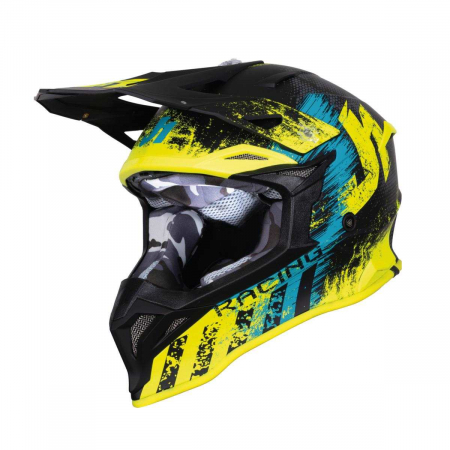 Casti - Casca motocross/atv Just1 J39 Storm, culoare galben/negru, marime S