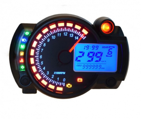 Electrica & Lumini - Ceas kilometraj digital, turometru analog, universal, culoare negru