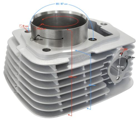 MOTOR - Cilindru Barton NXT250