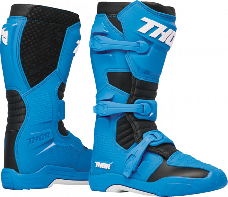 Cizme - Cizme atv/cross Thor Blitz XR, culoare albastru, marime 42
