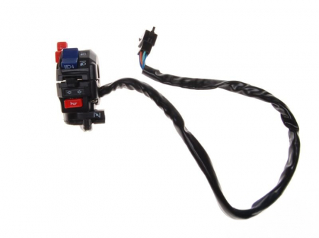 Butoane / Comutator / Intrerupator - Comanda bloc de lumini, semnalizari, claxon, levier soc Atv 250, lungime cablu 580mm