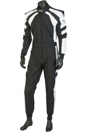 Echipament Impermeabil - Combinezon Arroxx, Pilot Kart Level 2 X-Base Adulti, Cordura, negru-alb, marime 56(M)