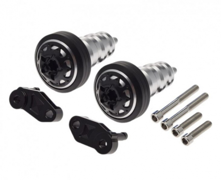 Protectii cadru - Crash Pad Bmw S1000RR,S1000XR,F800R, culoare argintiu