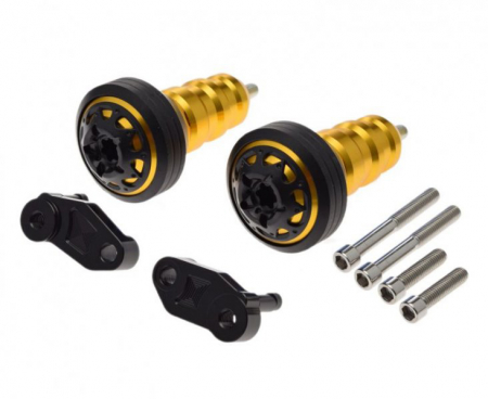 Protectii cadru - Crash Pad Bmw S1000RR,S1000XR,F800R, culoare auriu