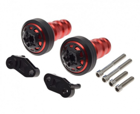 Protectii cadru - Crash Pad Bmw S1000RR,S1000XR,F800R, culoare rosu