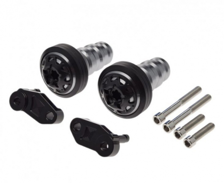 Protectii cadru - Crash Pad Bmw S1000RR,S1000XR,F800R, culoare titanium