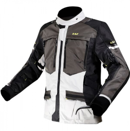 Geci - Geaca moto barbati LS2 NORWAY, culoare negru/gri, marime XL