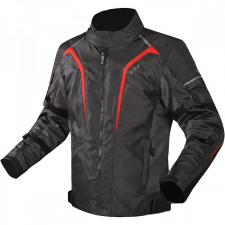 Geci - Geaca moto LS2 Sepang Man, culoare negru/rosu, marime L