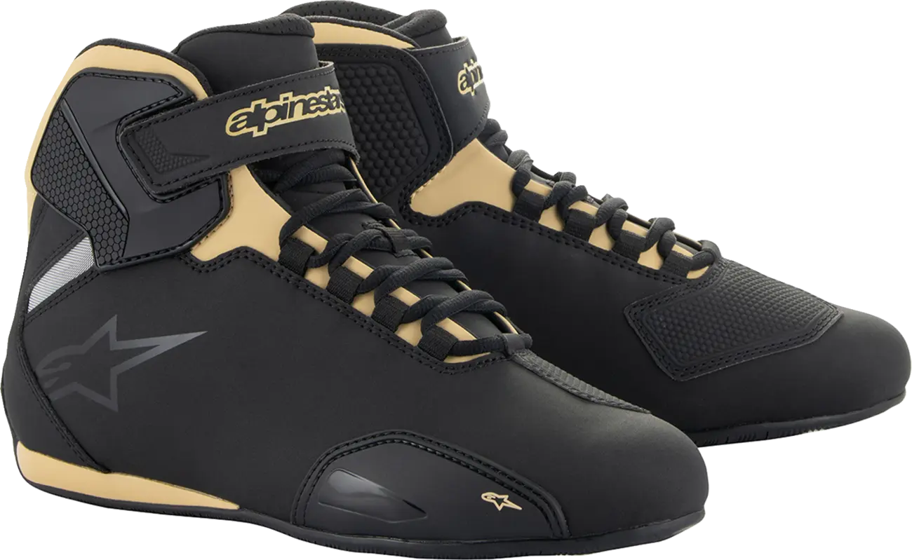 ECHIPAMENTE - Ghete Alpinestars Sektor, culoare negru/auriu, marime 39