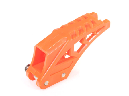 Transmisie - Ghidaj lant plastic, cross china 125cc, culoare portocaliu