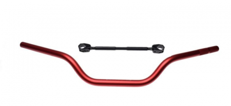 Ghidoane - Ghidon atv/enduro 22mm, material aluminiu, culoare rosu