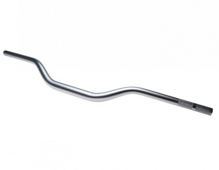 Suspensie Cadru - Ghidon enduro/atv aluminiu, prindere 28,5mm, echivalent Renthal H839, culoare argintiu