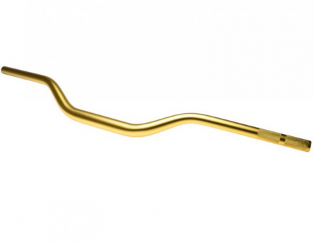 Suspensie Cadru - Ghidon enduro/atv aluminiu, prindere 28,5mm, echivalent Renthal H839, culoare auriu