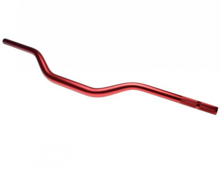 Suspensie Cadru - Ghidon enduro/atv aluminiu, prindere 28,5mm, echivalent Renthal H839, culoare rosu