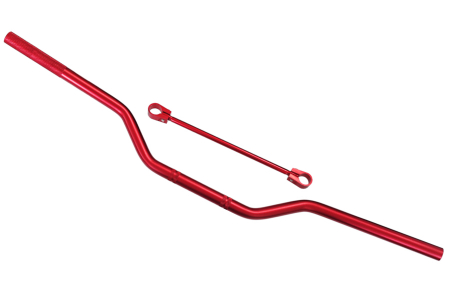 Suspensie Cadru - Ghidon universal, moto naked cross, diametru 22mm, culoare rosu