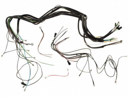 Conectori / Cablaje - Instalatie electrica Simson S51, culoare negru