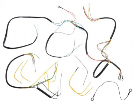 Conectori / Cablaje - Instalatie electrica Wsk125 M06 B1, culoare negru
