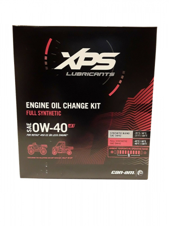 Ulei 4T - Kit schimb ulei full sintetic BPR XPS Can-Am 0W40, Rotax 450cc si sub 450cc