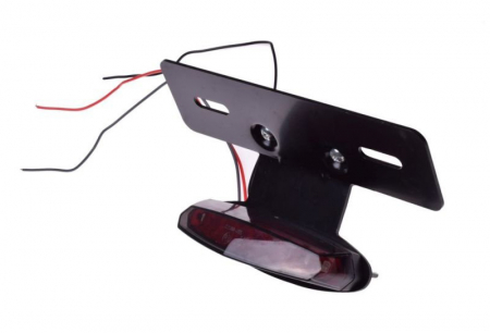 Faruri - Lampa spate moto, Led, prindere sub carena/aripa, culoare negru