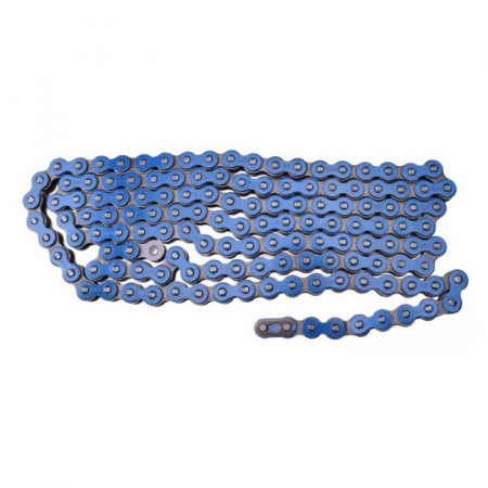 Transmisie - Lant transmisie moto, pas 420, 138 zale, culoare albastru