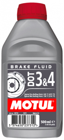 Lichid frana - Lichid de frana Motul DOT3&4 500ml