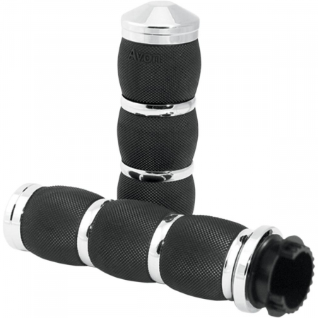 Suspensie Cadru - Mansoane accelratie Avon Air touring- 25,4mm diametru; Culoare Crom