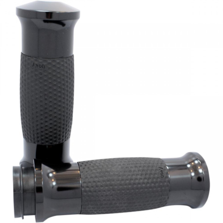 Suspensie Cadru - Mansoane accelratie Avon Gel pentru Indian 14-18- 25.4mm diametru; Culoare Negru