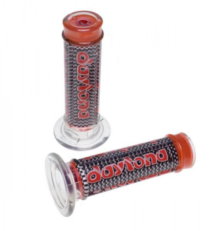 Mansoane - Mansoane moto daytona 146B D, lungime 122mm, culoare negru/rosu