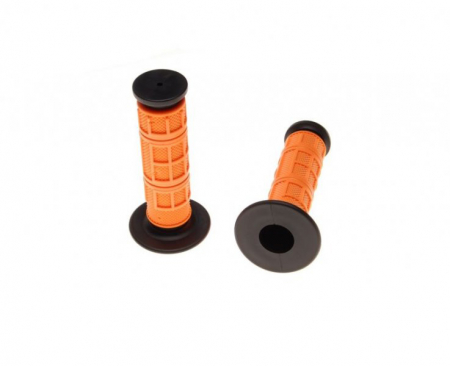 Suspensie Cadru - Mansoane moto WM, lungime 124 mm, culoare portocaliu/negru