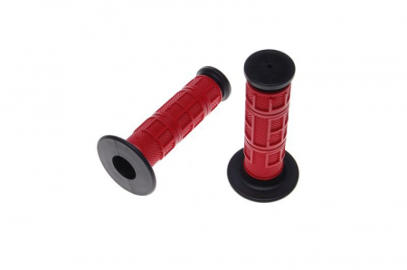 Suspensie Cadru - Mansoane moto WM, lungime 124 mm, culoare rosu/negru