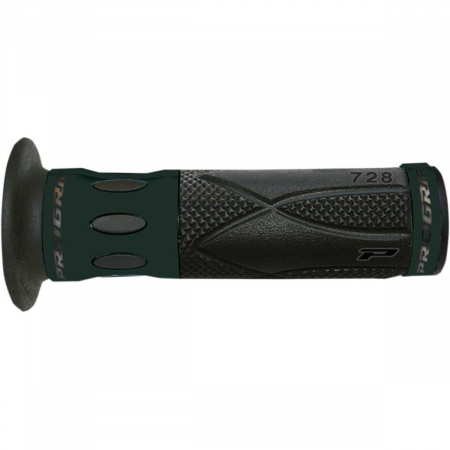 Suspensie Cadru - Mansoane Progrip 728- capat deschis; ghidon 22mm; L 122mm Culoare Negru