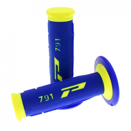 Suspensie Cadru - Mansoane Progrip MX 791 Double Density Galben/Albastru