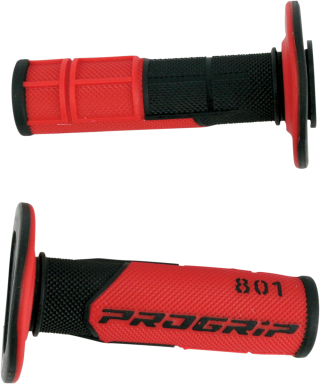 Suspensie Cadru - Mansoane Progrip MX 801 Double Density Negru/Rosu