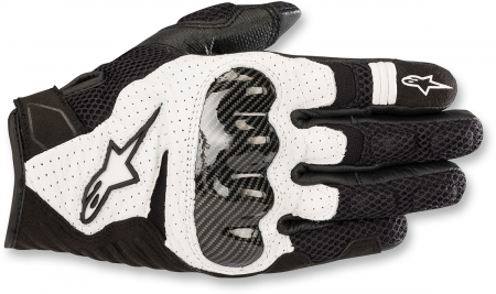 Echipament Strada - Manusi Alpinestars Smx-1 Air v2 culoarea Negru/Alb marimea S