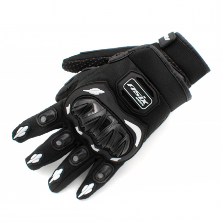 ECHIPAMENTE - Manusi enduro/atv/cross Asix AS2 Senior, culoare negru/alb, marime L