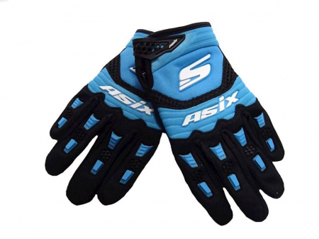 ECHIPAMENTE - Manusi enduro/atv/cross Asix AS3 Senior, culoare albastru, marime L