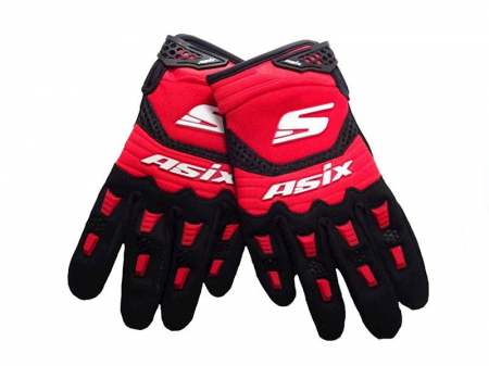 ECHIPAMENTE - Manusi enduro/atv/cross Asix AS3 Senior, culoare rosu, marime XL