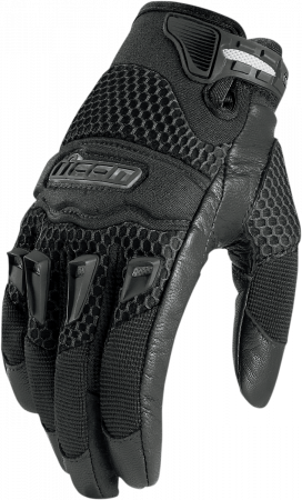 Echipament Strada - Manusi Icon Twenty Niner Ce, dame, culoare negru, marime 2XL