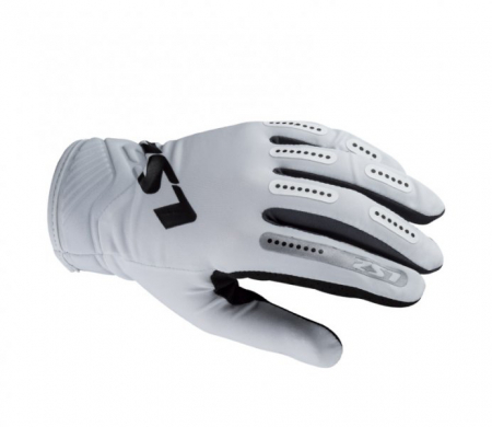 Manusi - Manusi moto, LS2 Bend Man, marime M, culoare gri, lycra, piele intoarsa artificiala si neopren