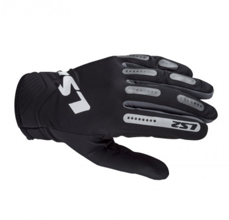 Manusi - Manusi moto, LS2 Bend Man, marime L, culoare negru, lycra, piele intoarsa artificiala si neopren