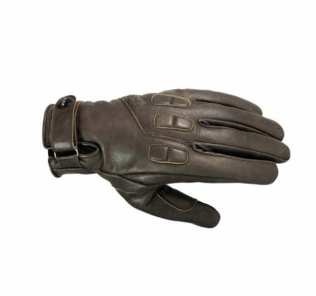 Manusi - Manusi moto piele, LS2 Jazz Man, marime M, culoare maro