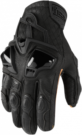 Echipament Strada - Manusi scurte Icon Hypersport Short culoarea Negru marimea L